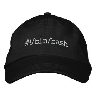 #!/bin/bash embroidered hat