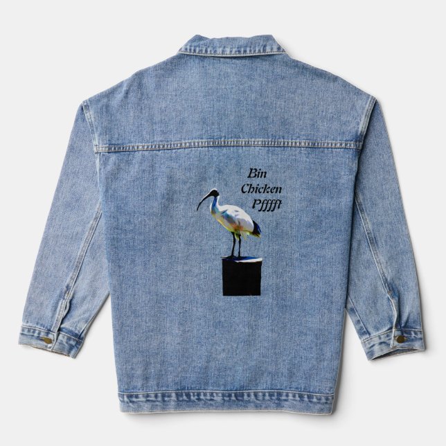 Bin Chicken Pfft, Denim Jacket (Back)