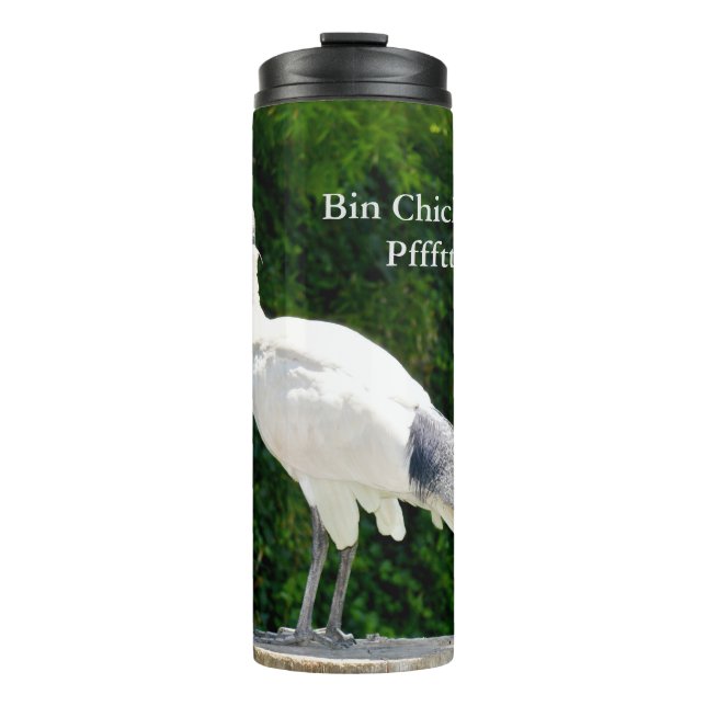 Bin Chicken Pfftt (Ibis) Thermal Tumbler (Front)