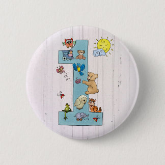 Bin One 6 Cm Round Badge