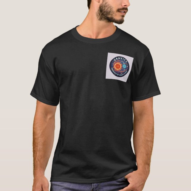 Binary Ballet: Gravity's Embrace T-Shirt (Front)