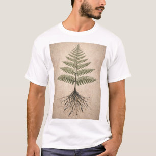 Binary Botany - Matrix Coding Abstract Nature Art T-Shirt