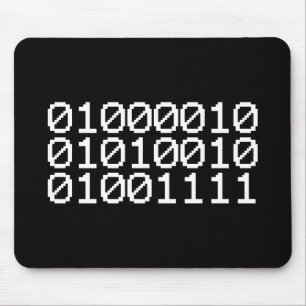 BINARY BRO MOUSE PAD