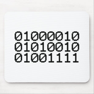 BINARY BRO MOUSE PAD