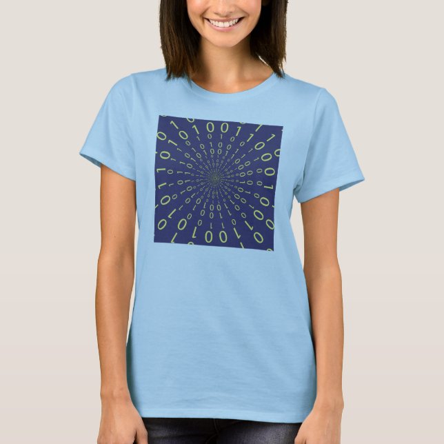 Binary circular background T-Shirt (Front)
