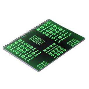 Binary code for GEEK Spiral Notebook