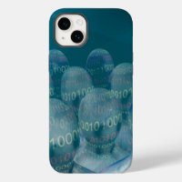 binary code ,man and digital communications