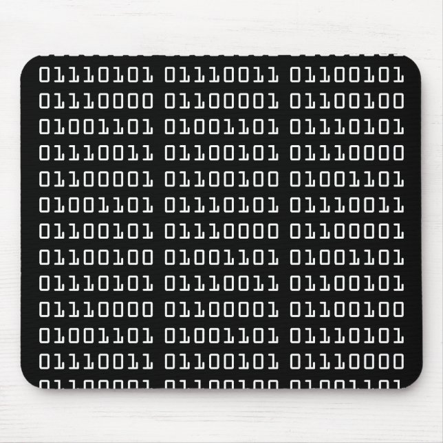 Binary Code Mousepad (Front)