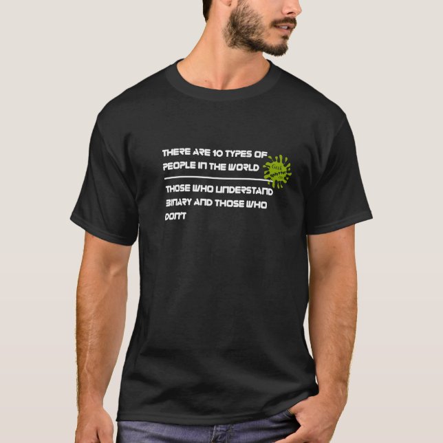 Binary Code People T-Shirt (Front)