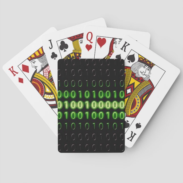 Binary Code Playing Cards (Back)