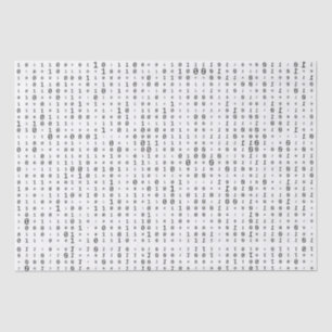 Binary Code Tissue Paper