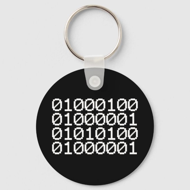 BINARY DATA KEY RING (Front)