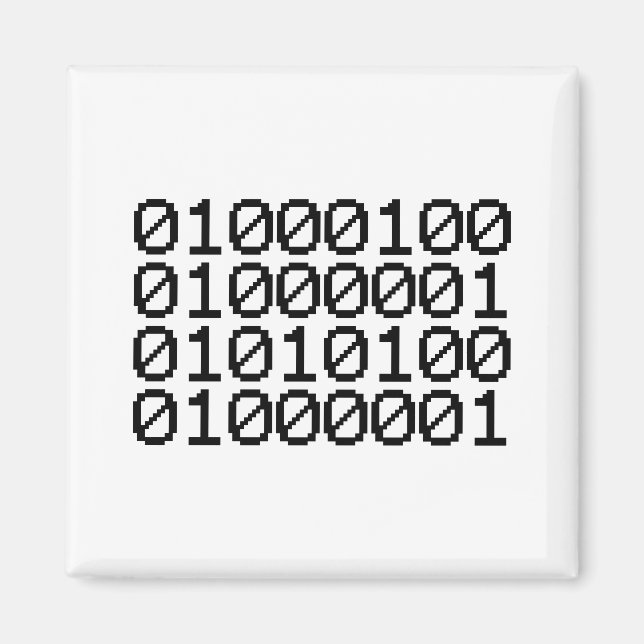 BINARY DATA MAGNET (Front)
