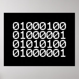BINARY DATA POSTER