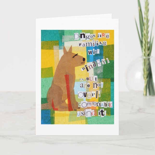 Binary Dingo Card (Front)