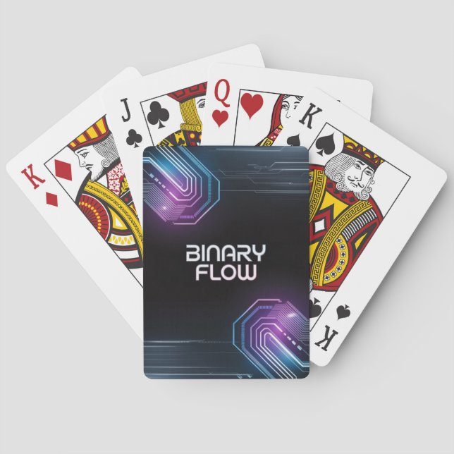 Binary Flow Playing Cards 01 (Back)