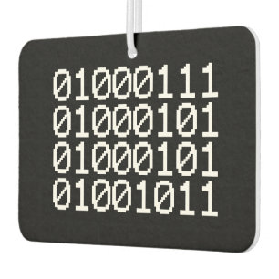 BINARY GEEK AIR FRESHENER