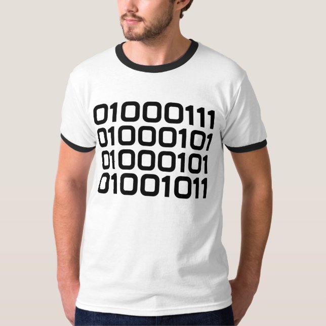 BINARY Geek FUN Graphic Tee (Front)