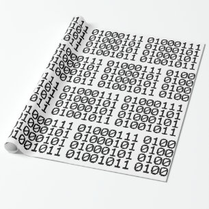 BINARY GEEK WRAPPING PAPER