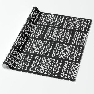 BINARY GEEK WRAPPING PAPER