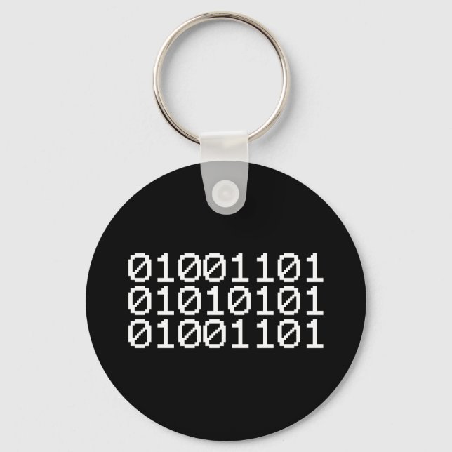 BINARY MUM KEY RING (Front)