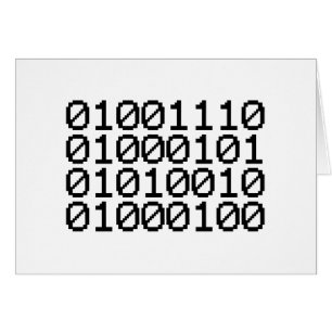 BINARY NERD CARD