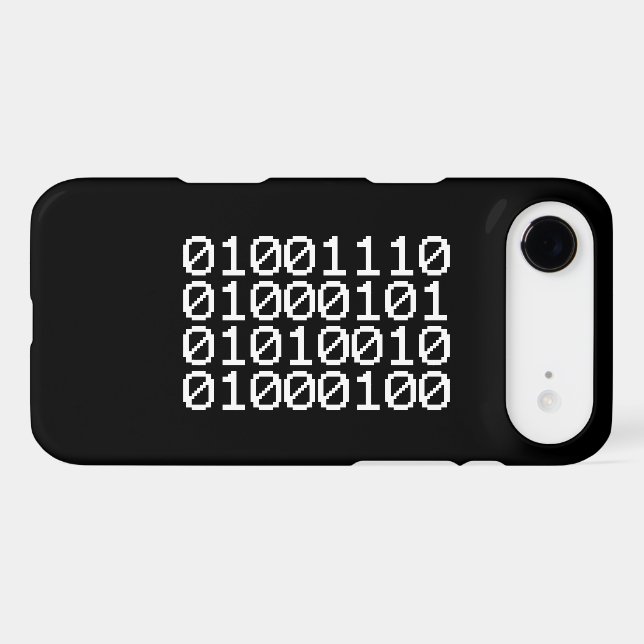 BINARY NERD Case-Mate iPhone CASE (Back (Horizontal))