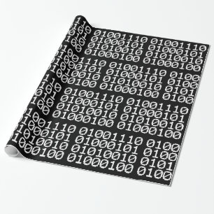 BINARY NERD WRAPPING PAPER