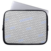 Binary Numbers Pattern Blue Grey on any Colour