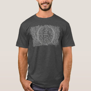 Binary Sphere Computer Programmer Coder Geek T-Shirt