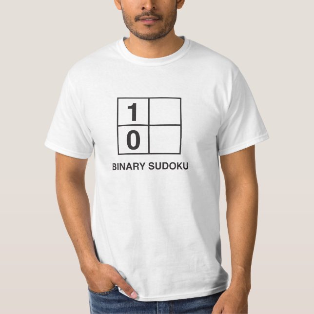 Binary Sudoku T-Shirt (Front)