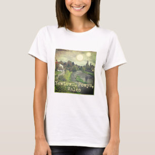 Binary Sunset over River Hafren in Newtown, Powys T-Shirt