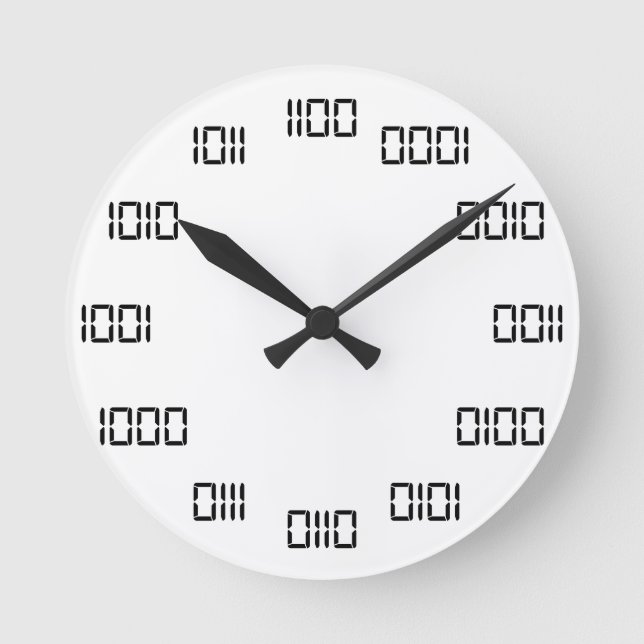 Binary Time Round Clock (Front)