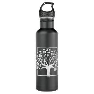 Binary Tree Computer Science Coding Programmer App 710 Ml Water Bottle