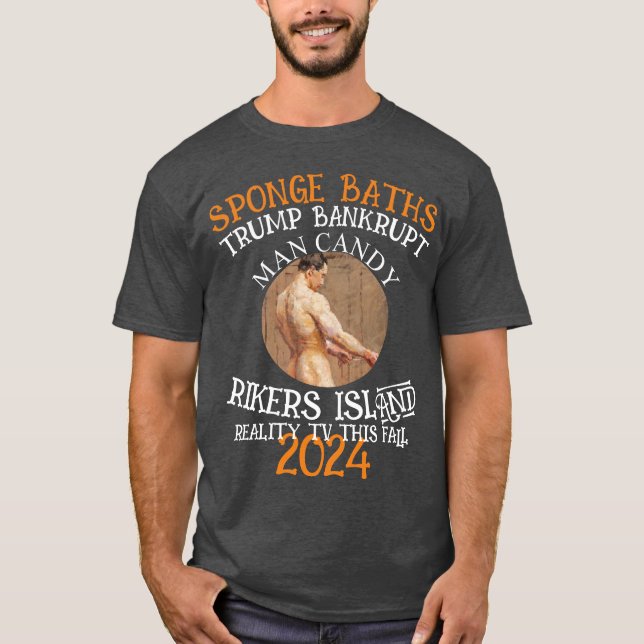 Binary Trump T Shirt Transvestite Trans IUD (Front)