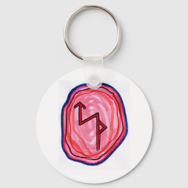 Bind Rune for Business Success Key Ring (Front)