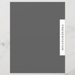 Binder Section Divider   Presentation   Grey