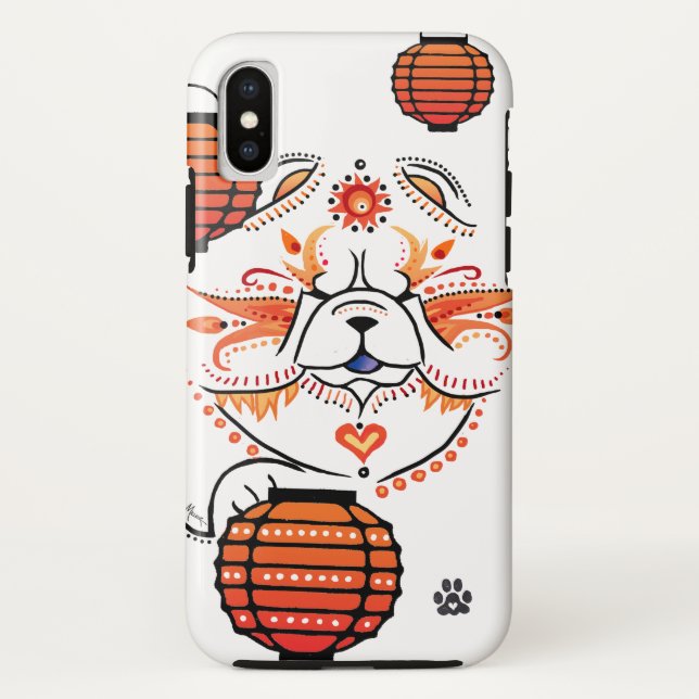 BINDI MI TANG Chow - IPHONE X  case (Back)