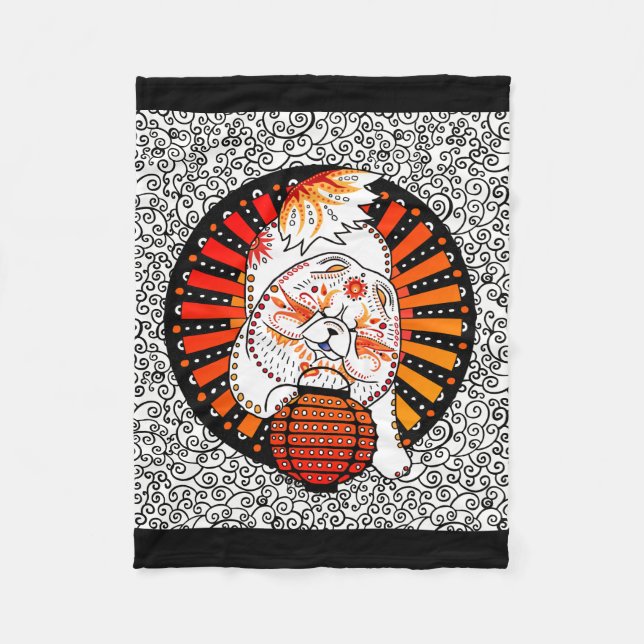 BINDI MI TANG -  Chow - Year of the Dog blanket (Front)