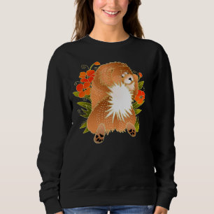 BINDI MINGSIE red chow-FRONT DESIGN-choose style Sweatshirt