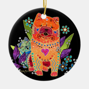 BINDI SMOOTH chow ORNAMENT