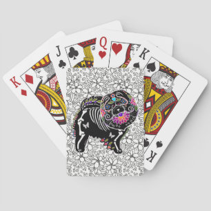 BINDI SUGARSKULL Chow - playing cards