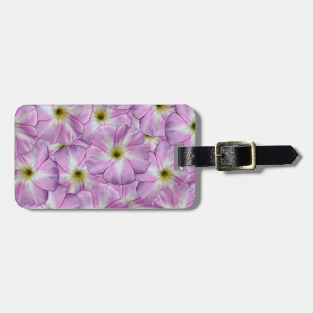 Bindweed Seamless Pattern Luggage Tag (Front Horizontal)