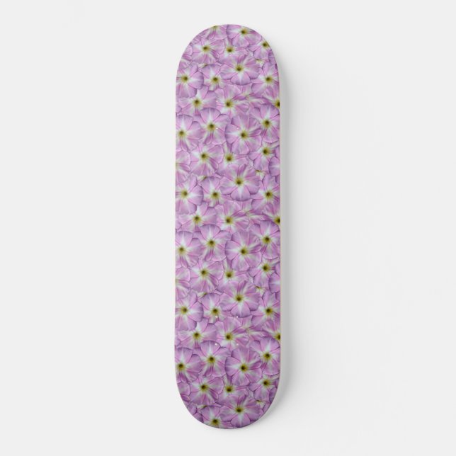 Bindweed Seamless Pattern Skateboard (Front)