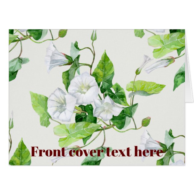 Bindweed white flower (Front Horizontal)