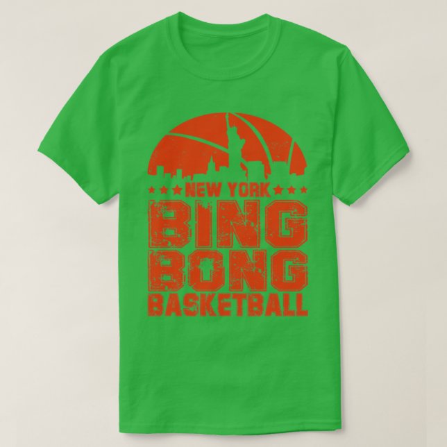 Bing Bong Basketball New York T-Shirt (Design Front)