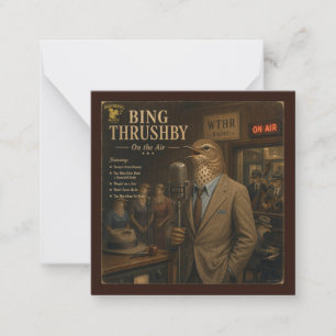 Bing Thrushby: a Parody Card