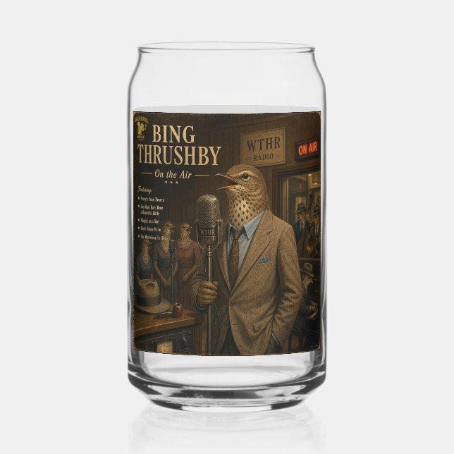 Bing Thrushby Album: a Parody Can Glass (Front)