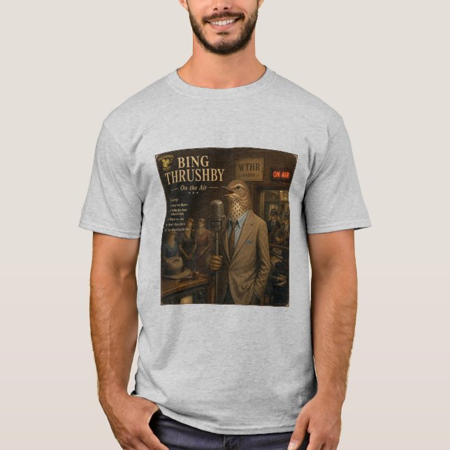 Bing Thrushby Album: a Parody T-Shirt (Front)