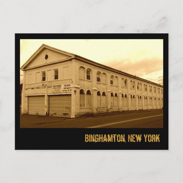 Binghamton  New York Postcard (Front)